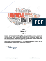 Corporate Strategy UNIT II Csvtu
