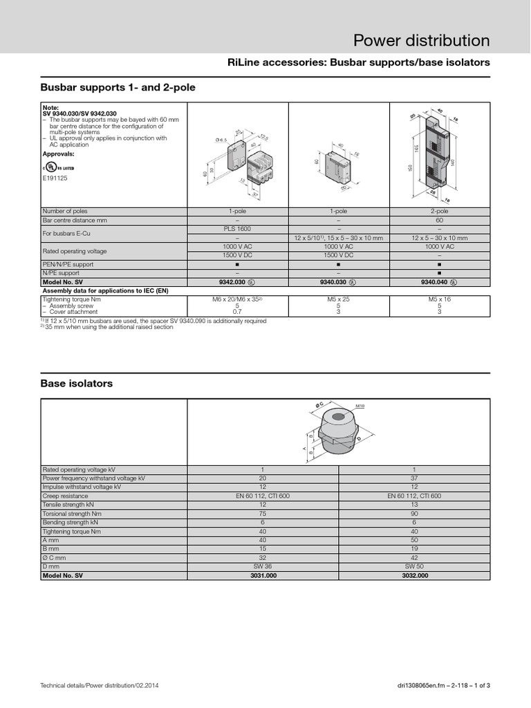 Busbar Accessories for Engineers | PDF | Electronics | Equipment