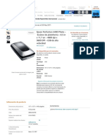 Epson Perfection 4490 Photo - Escáner de Plataforma - 8.5 in X 11,7 en - 4800 Dpi X 9600 DPI - USB de Alta Velocidad - Todo Lo Demás