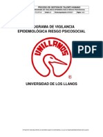 Pg-gth-02 Programa Vigilancia Epidemiologíca Riesgo Psicosocial