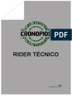 Cronopios RIDER TECNICO Cast