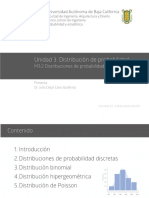 PM3.2 Distribuciones de Probabilidad Discretas - Binomial, Hipergeométrica y Poisson