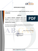 Cert. Trabajo