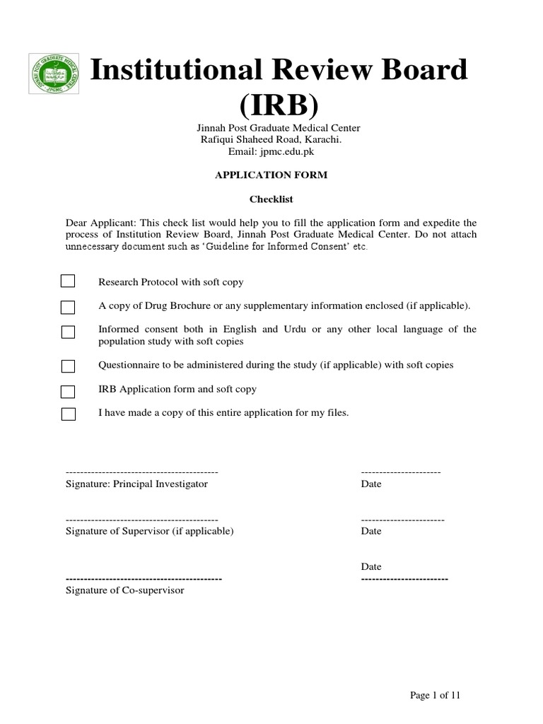 institutionalreviewboard PDF Institutional Review Board