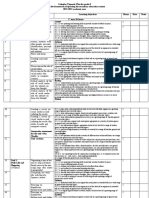 Calendar Thematic Plan for Grade 8