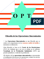 Optimizar la producción con OPT