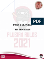 Form 5 Sej MR Shahiran 01.06.2021