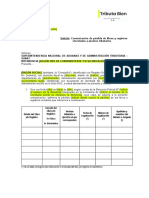 C012. Modelo de Comunicación de Pérdida de Libros y Registros Contables