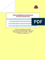 PG Diploma Student Handbook and Prospectus
