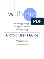 WithMe Android User Guide.2.0.1