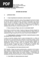 a criança e o movimento