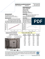 Anemometer Calibration Report: Customer Information Instrument Under Test (IUT)