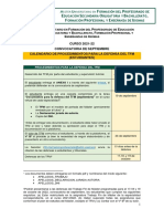 Calendario TFM Estudiantes (Septiembre 2022)