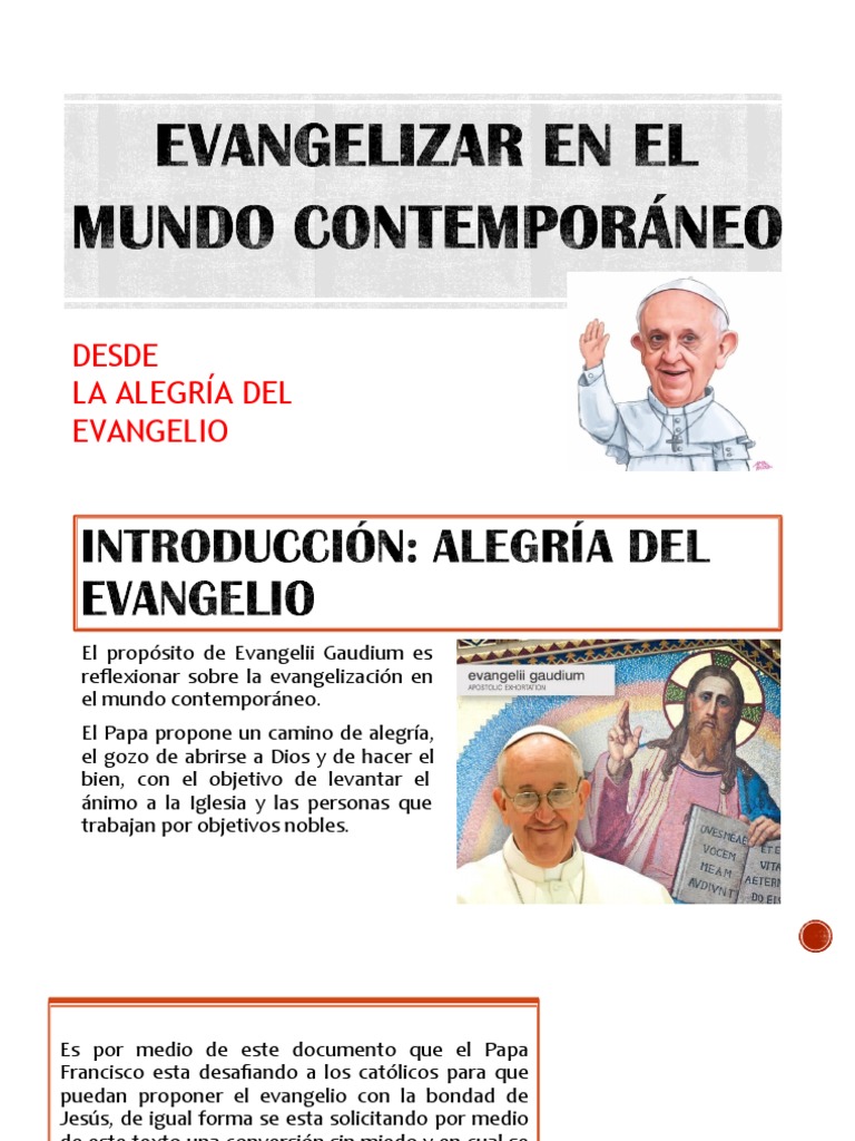 Evangelización en el Mundo Actual | PDF | Evangelización | Iglesia Católica