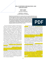 Gupta Et Al. - 2006 - The Interplay Between Exploration and Exploitation