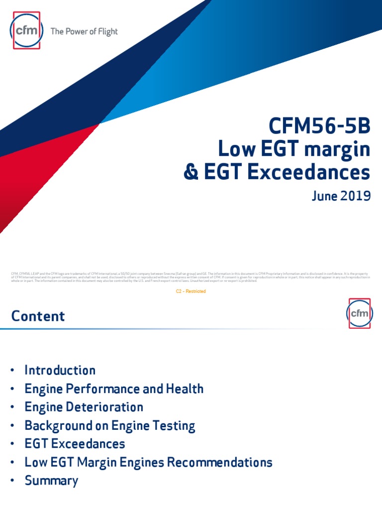 CFM565 Low EGT Margin and EGT Exceedancess PDF