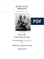 DC's Own H.A.L.O. Performing at "BLUES ALLEY"