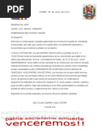 Modelo Carta solicitud de ayuda económica
