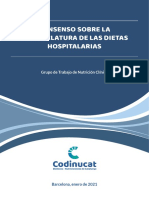 Comunidadnut Consenso Sobre La Nomenclaturade Las Dietas Hospitalarias 2021