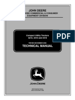 John Deere 4210 4310 4410 Compact Utility Tractor (TM1985) Shop Manual