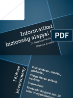 Informatikai Biztonsag Alapjai I Levelezo