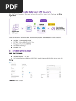 1 How To Replicate Data From SAP To Azure: 1.1 System Specification