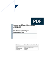Usage and Considerations EVDRE