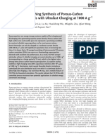 Controlled Air Etching Synthesis of Porous Carbon Nanotube Aerogels With Ultrafast Charging at 1000 A