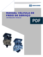 Manual Válvula de Freio de Serviço