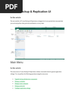 Veeam Backup Interfaz Gráifica funciones