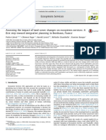 Assessing The 2016 - Impact of Land-Cover Changes On Ecosystem Services - Afirst Step Toward Integrative Planning in Bordeaux, France