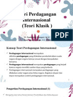 Pertemuan 2-Teori Perdagangan Internasional (Teori Klasik)