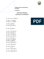 Practica Dirigida Sesion #09 Matematica Superior