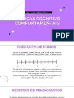 Técnicas cognitivo-comportamentais para monitorar emoções e pensamentos