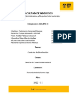 Caracteristicas Del Contrato de Distribucion - Grupo3