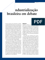 BONELLI Regis PESSÔA Samuel de A. Desindustrialização No Brasil Um Resumo