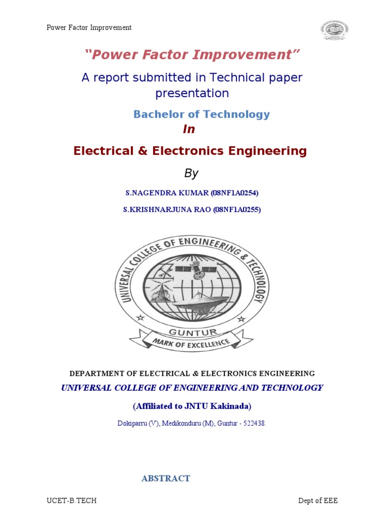 Power Factor 3 | PDF | Ac Power | Capacitor