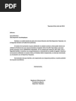 Carta de Donacion de Silla de Ruedas