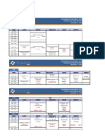 HORARIOS  DISEÑO GRAFICO B - 2011