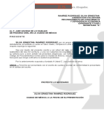 Escrito Solicitud Fecha de Audiencia Silvia E