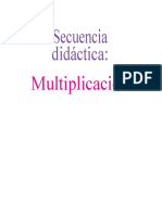 Secuencia Didactica de Multiplicación 5to 2022