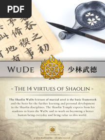 WuDe The 14 Virtues of Shaolin