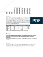 Ejercicios de Herramientas Estadísticas