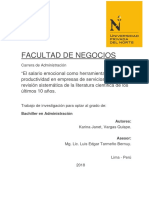 Salario Emocional Teoria 2019