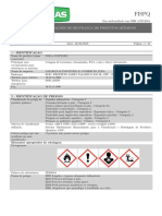 Ficha de Segurança de Produto Químico - Cola Contato