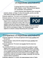 Lesson 4a Comparison of Adjectives and Adverbs
