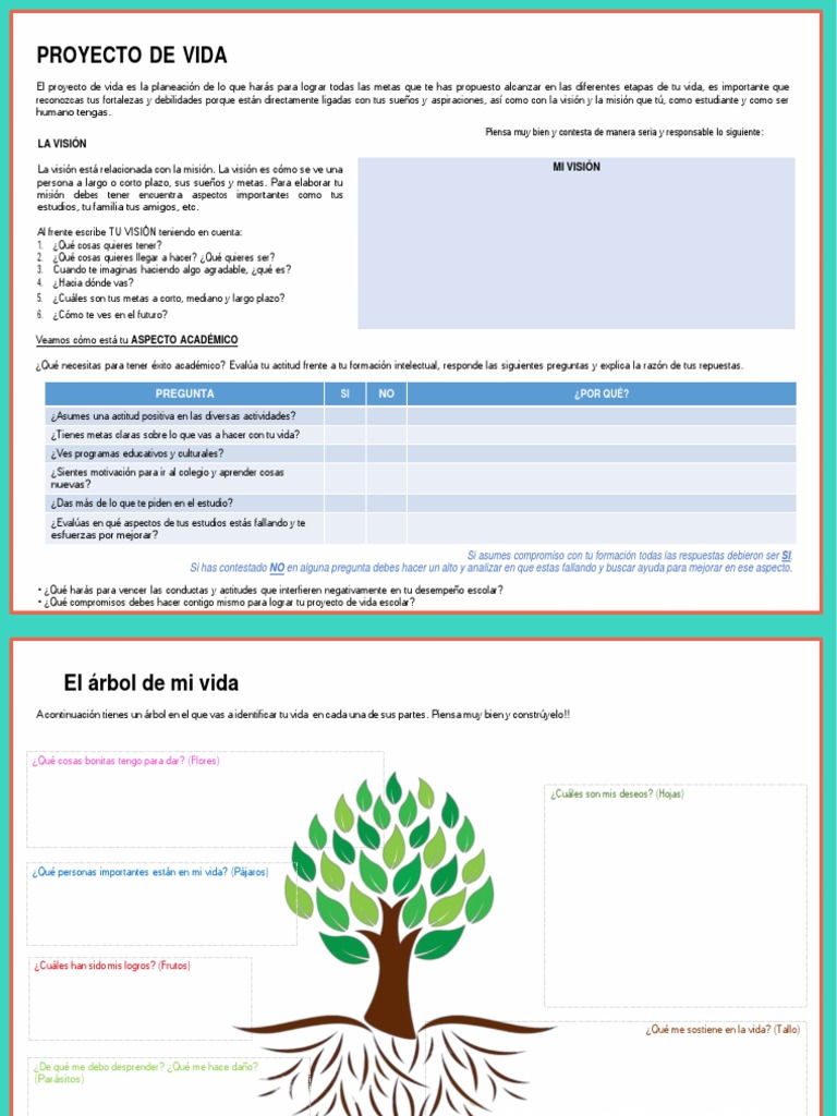 Guía para Crear tu Proyecto de Vida | PDF