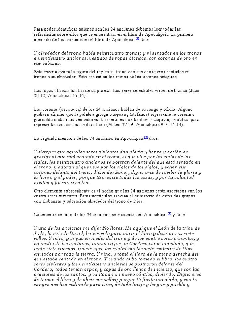 Los 24 Ancianos PDF Satán Cordero de Dios