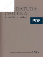 Literatura Chilena - Creación y Crítica (n24)