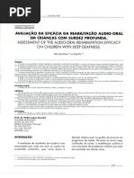 2005 Ferreira Avaliacao Da Eficacia Da Reabilitacao Audio Oral